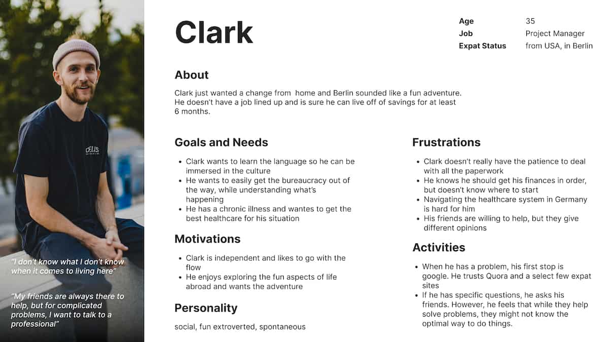 Persona: Clark