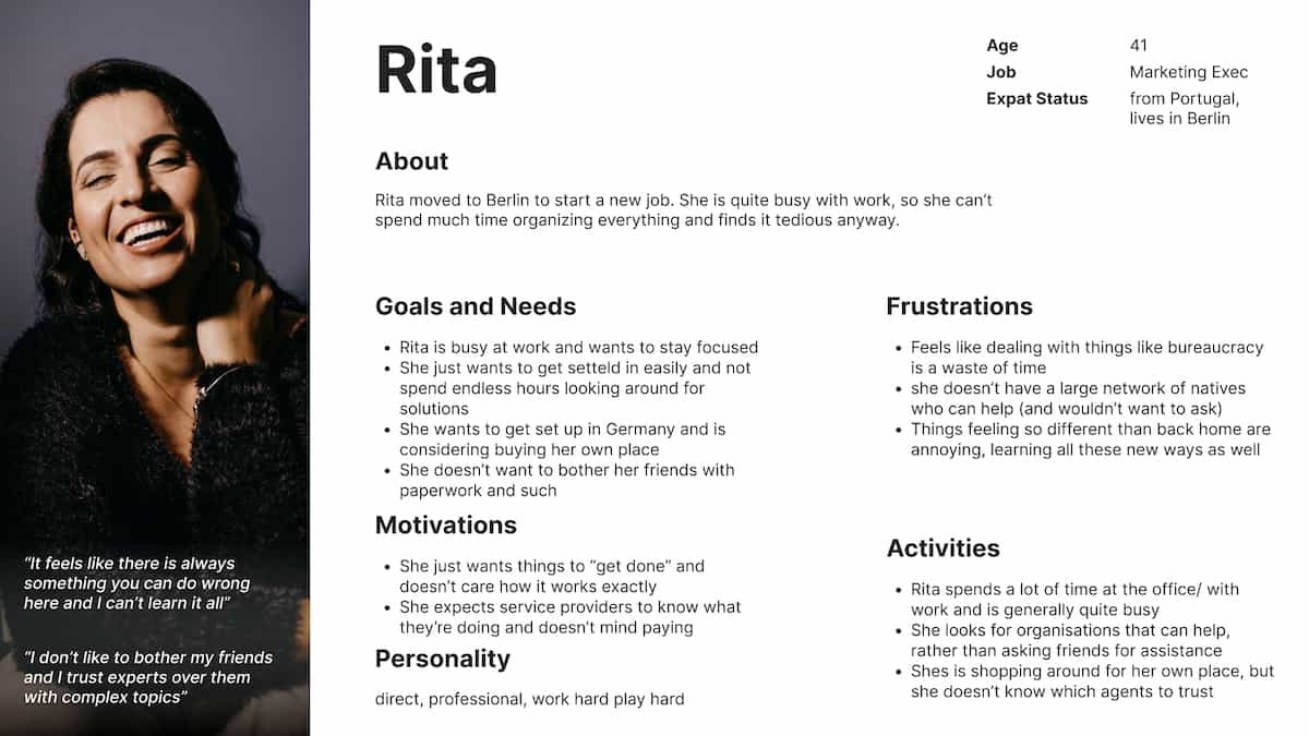 Persona: Rita