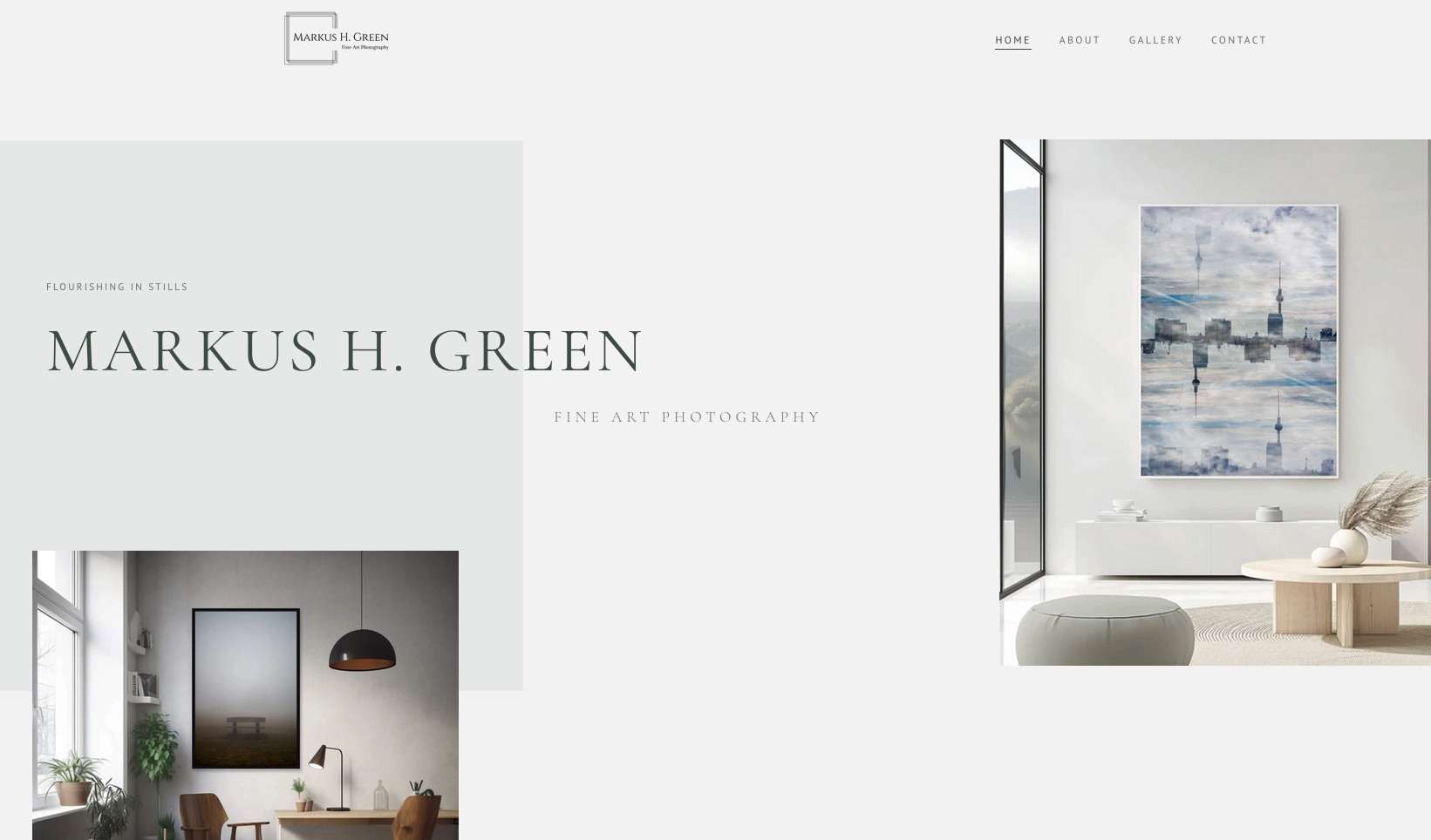 Markus Green Photography homepage